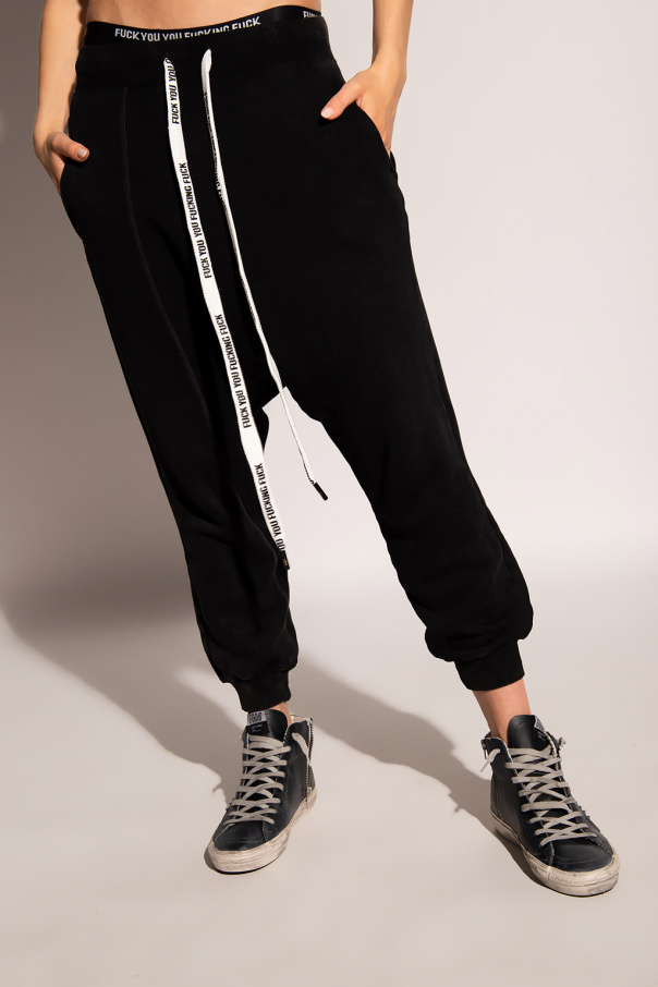 Black Dropped crotch sweatpants R13 Vitkac Australia